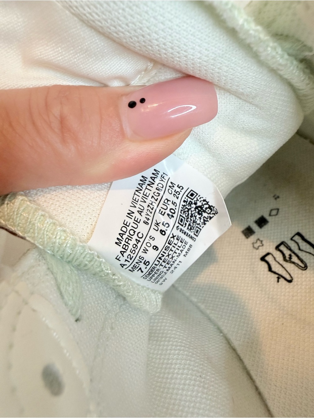 Converse Cruise Mint Green Low Top Platform Unisex Sneakers W 9 M 7.5 NEW - Picture 16 of 16
